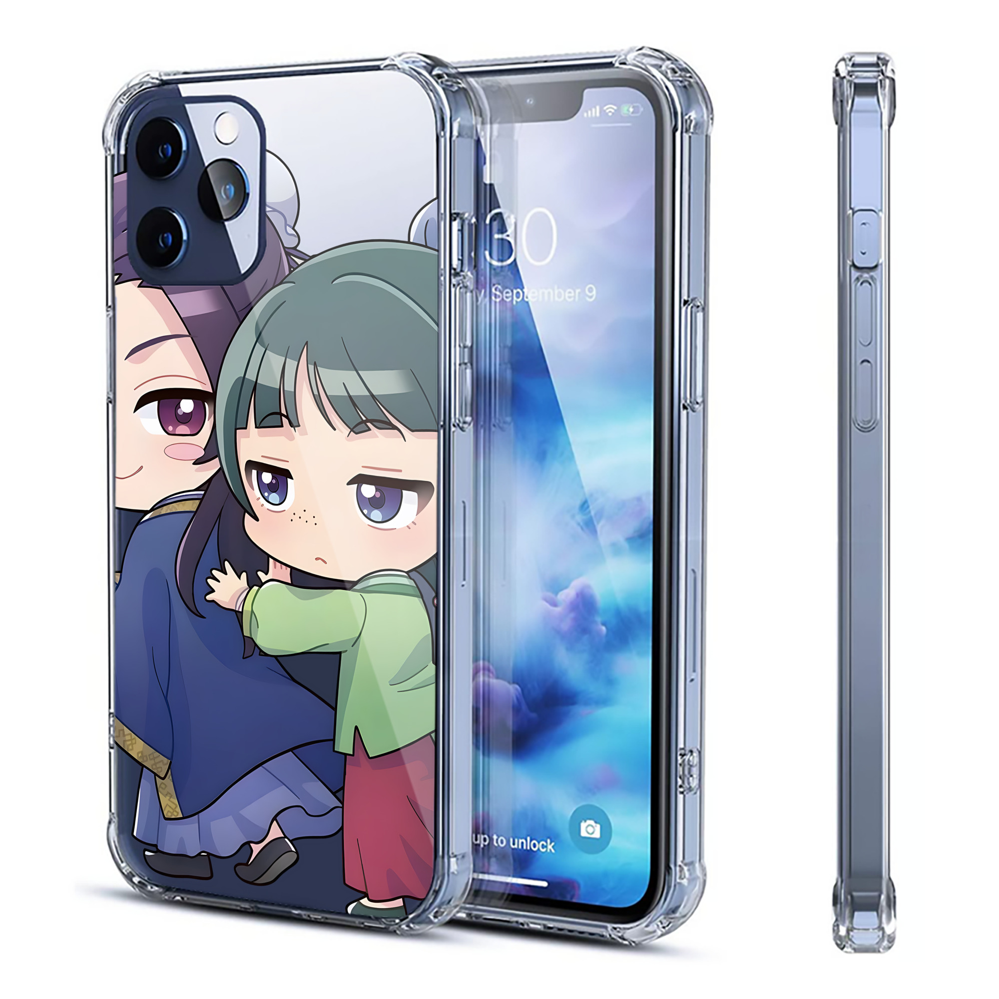 （画像用） 薬屋のひとりごと The Apothecary Diaries 【iPhone 12シリーズ対応】透明スマホケース（クリアソフトケース）